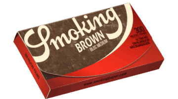 Smoking papel de fumar liar brown marrón medium 1,1/4 78mm : :  Salud y cuidado personal